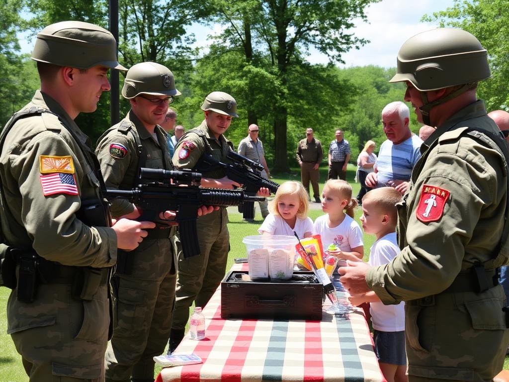 Piknik militarny dla mieszkańców